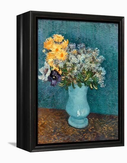 Vase of Lilacs, Daisies and Anemones, c.1887-Vincent van Gogh-Framed Premier Image Canvas