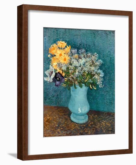 Vase of Lilacs, Daisies and Anemones, c.1887-Vincent van Gogh-Framed Giclee Print