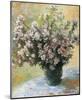 Vase of Mallow-Claude Monet-Mounted Art Print