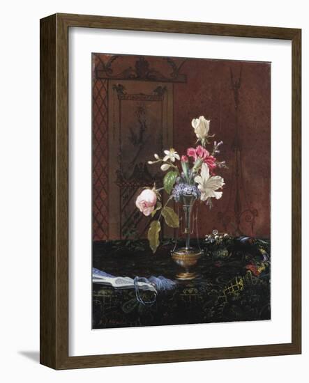 Vase of Mixed Flowers, Circa 1865-1875-David Gilmour Blythe-Framed Giclee Print