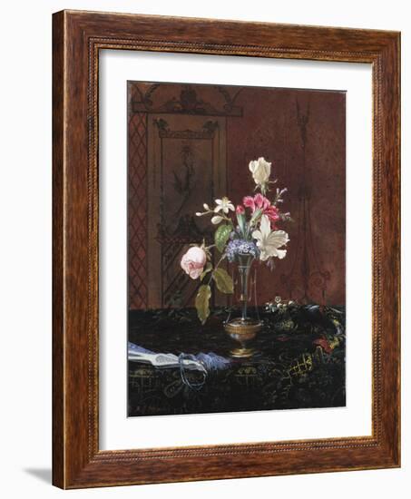 Vase of Mixed Flowers, Circa 1865-1875-David Gilmour Blythe-Framed Giclee Print