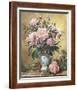 Vase Of Peonies And Canterbury Bells-Albert Williams-Framed Giclee Print