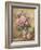 Vase of Peonies and Canterbury Bells-Albert Williams-Framed Giclee Print