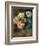 Vase of peonies-Pierre-Auguste Renoir-Framed Giclee Print