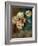 Vase of peonies-Pierre-Auguste Renoir-Framed Giclee Print