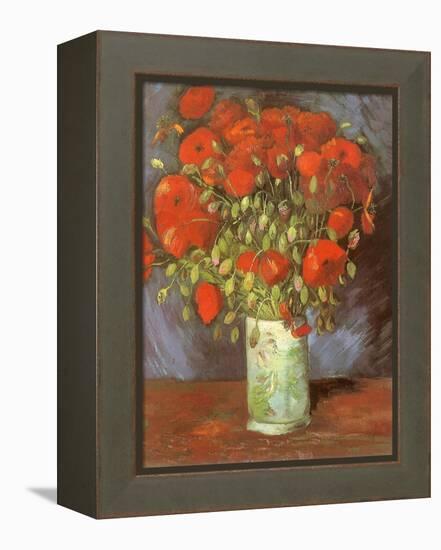 Vase of Poppies, 1886-Vincent van Gogh-Framed Premier Image Canvas