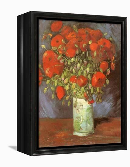 Vase of Poppies, 1886-Vincent van Gogh-Framed Premier Image Canvas