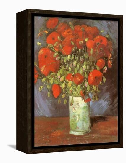 Vase of Poppies, 1886-Vincent van Gogh-Framed Premier Image Canvas