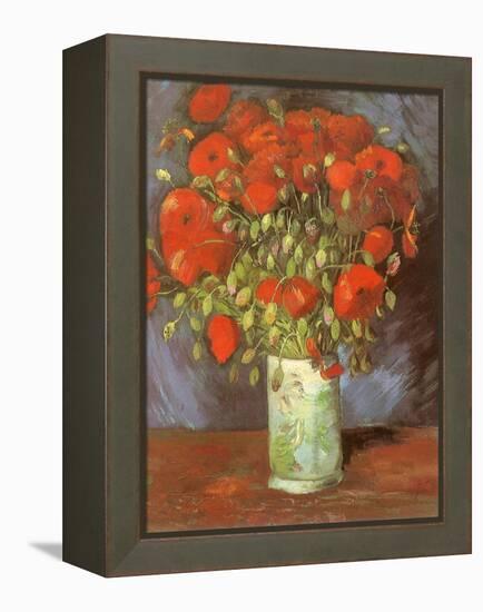 Vase of Poppies, 1886-Vincent van Gogh-Framed Premier Image Canvas