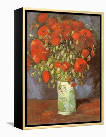 Vase of Poppies, 1886-Vincent van Gogh-Framed Premier Image Canvas