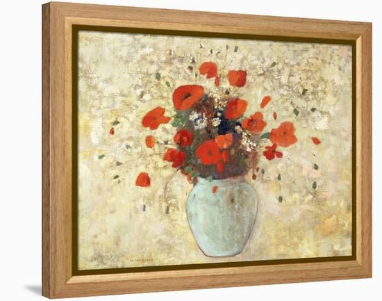 Vase of Poppies; Vase De Coquelicots, 1905-09-Odilon Redon-Framed Premier Image Canvas