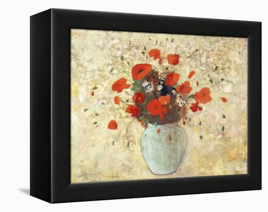 Vase of Poppies; Vase De Coquelicots, 1905-09-Odilon Redon-Framed Premier Image Canvas
