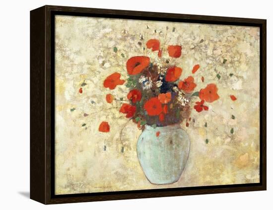 Vase of Poppies; Vase De Coquelicots, 1905-09-Odilon Redon-Framed Premier Image Canvas