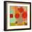 Vase of Red Flowers II-Yashna-Framed Art Print