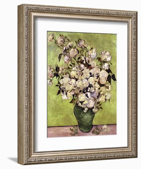 Vase of Roses-Vincent van Gogh-Framed Giclee Print