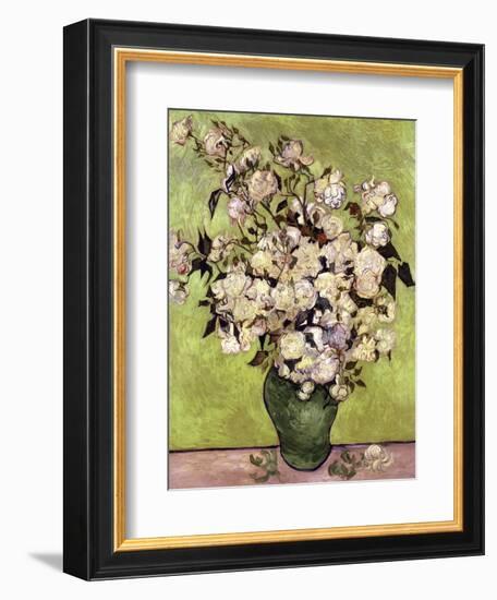 Vase of Roses-Vincent van Gogh-Framed Giclee Print