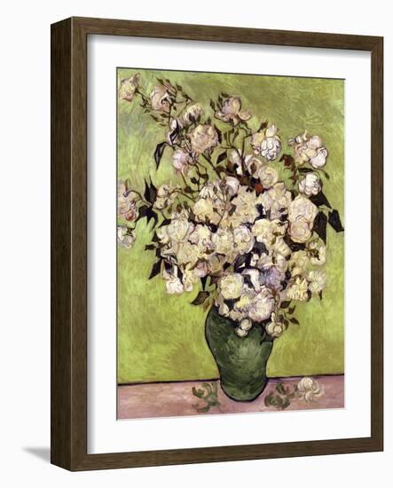 Vase of Roses-Vincent van Gogh-Framed Giclee Print