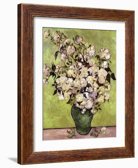 Vase of Roses-Vincent van Gogh-Framed Giclee Print