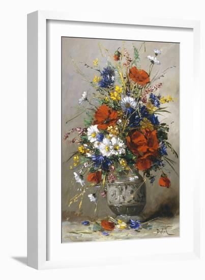 Vase of Summer Flowers-Eugene Petit-Framed Giclee Print