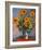 Vase of Sunflowers-Claude Monet-Framed Art Print