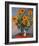 Vase of Sunflowers-Claude Monet-Framed Art Print