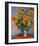 Vase of Sunflowers-Claude Monet-Framed Art Print