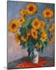 Vase of Sunflowers-Claude Monet-Mounted Art Print