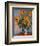 Vase of Sunflowers-Claude Monet-Framed Art Print