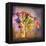 Vase of Tulips and Text-Colin Anderson-Framed Premier Image Canvas