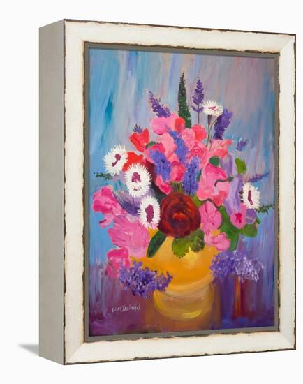 Vase (Oil on Board)-William Ireland-Framed Premier Image Canvas