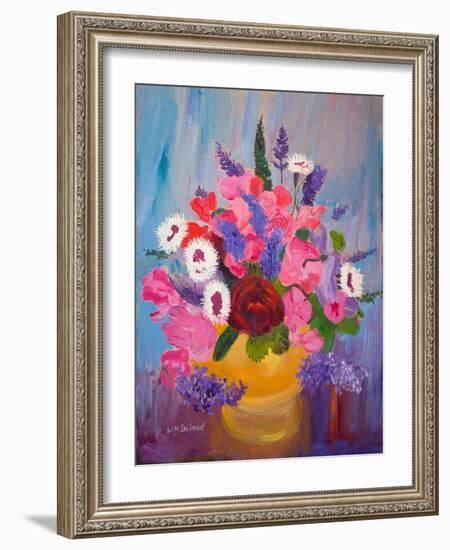 Vase (Oil on Board)-William Ireland-Framed Giclee Print