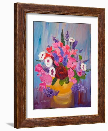 Vase (Oil on Board)-William Ireland-Framed Giclee Print