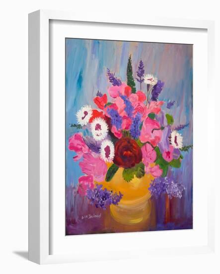 Vase (Oil on Board)-William Ireland-Framed Giclee Print