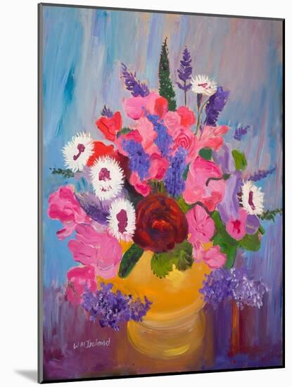 Vase (Oil on Board)-William Ireland-Mounted Giclee Print