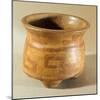 Vase Originating from El Salvador, Pre-Colombian Civilization-null-Mounted Giclee Print