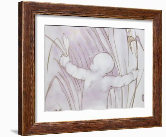 Vase Saïgon non couvert et monté sur bronze-Auguste Rodin-Framed Giclee Print