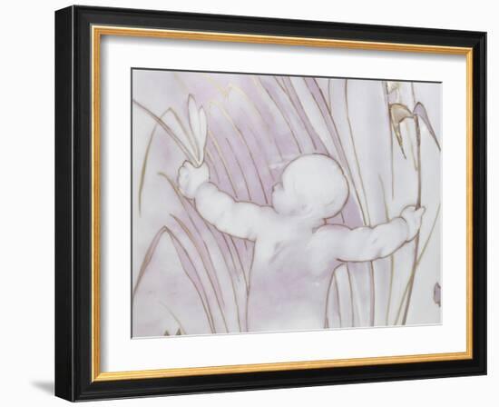 Vase Saïgon non couvert et monté sur bronze-Auguste Rodin-Framed Giclee Print