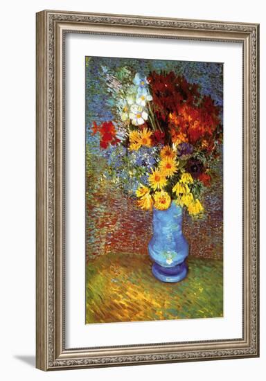 Vase with Anemone-Vincent van Gogh-Framed Art Print