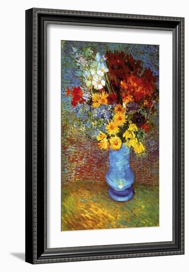 Vase with Anemone-Vincent van Gogh-Framed Art Print