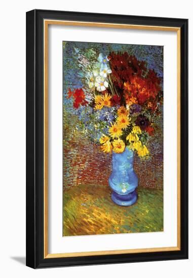 Vase with Anemone-Vincent van Gogh-Framed Art Print