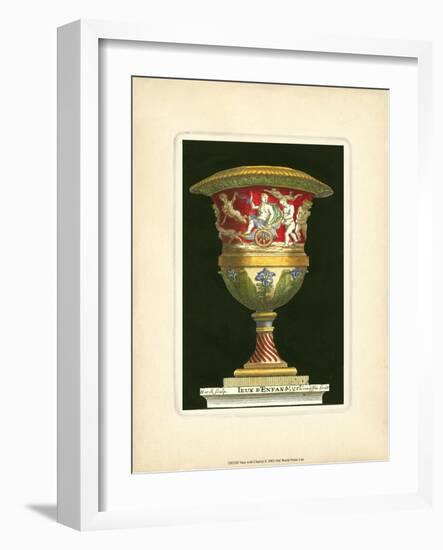 Vase with Chariot-THOMASSIN-Framed Art Print