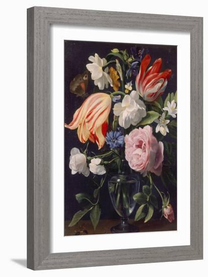 Vase with Flowers, 1637-Daniel Seghers-Framed Giclee Print