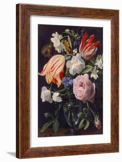 Vase with Flowers, 1637-Daniel Seghers-Framed Giclee Print