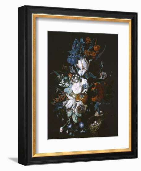 Vase with Flowers, C.1720-Jan van Huysum-Framed Giclee Print