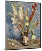 Vase with Gladioli and China Asters, 1886-Vincent van Gogh-Mounted Art Print
