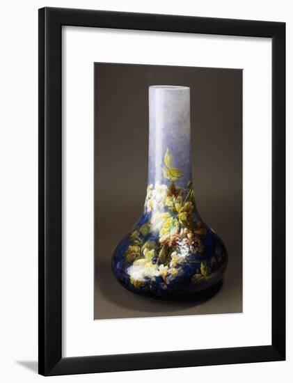 Vase with Impressionist-Style Floral Decorations, Circa 1880-Albert Boue and Georges Delvaux-Framed Giclee Print
