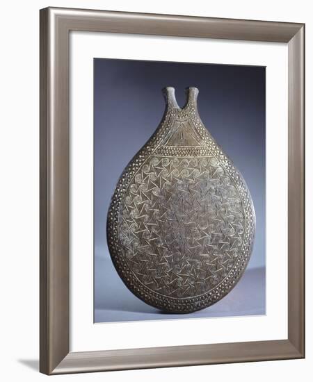 Vase with Incised Decoration, Cycladic Civilization, 3500-1050 BC-null-Framed Giclee Print