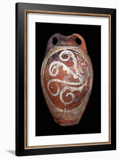 Vase with Octopus Design, 1900-1700 BCE-null-Framed Giclee Print