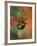 Vase with Red Poppies-Odilon Redon-Framed Giclee Print