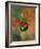 Vase with Red Poppies-Odilon Redon-Framed Giclee Print